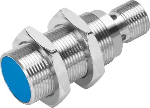 Festo 538257 proximity sensor SIEH-M18B-NS-S-L-CR Inductive, for large switching distances. Conforms to standard: EN 60947-5-2, Authorisation: (* RCM Mark, * c UL us - Listed (OL)), CE mark (see declaration of conformity): to EU directive for EMC, Materials note: Free 538257 on Powermatic Associates