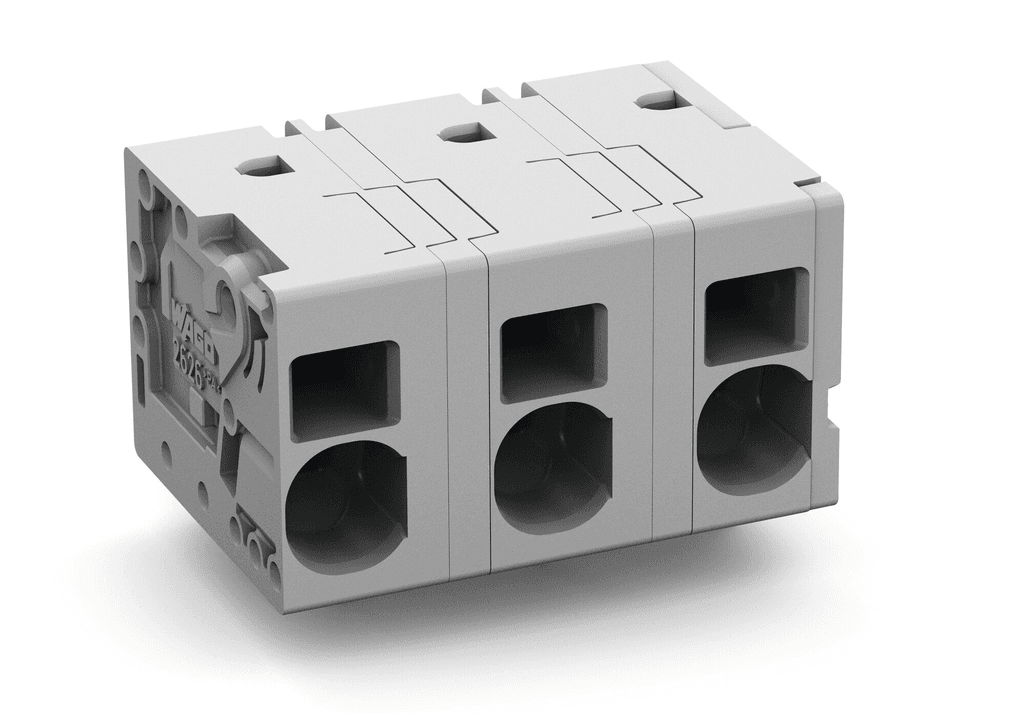 WAGO 2626-1361 2626-1361 WAGO - PCB terminal block; Pin spacing 12.5 mm; double pinning; 11-pole; Push-in CAGE CLAMP®; gray 2626-1361 on Powermatic Associates