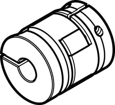 Festo 1453062 coupling EAMC-30-35-6-10 Holder diameter 1: 6 mm, Holder diameter 2: 10 mm, Size: 30, Nominal length: 35 mm, Assembly position: Any 1453062 on Powermatic Associates