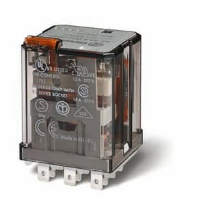 Finder 62.33.8.048.0040 Electromechanical power relay with mechanical indicator - Finder (62 series) - Control coil voltage 48Vac (50Hz/60Hz) - 3 poles (3P) - 3C/O / 3PDT (3 Pole Double Throw) contact - Rated current 16A (250Vac; AC-1) / 16A (30Vdc; DC-1) - Rated switching power 62.33.8.048.0040 on Powermatic Associates