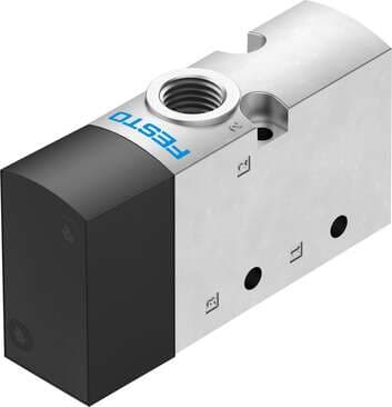 Festo 575673 pneumatic valve VUWS-L20-M32U-E-G18 Valve function: 3/2 open, monostable, Type of actuation: pneumatic, Valve size: 21 mm, Standard nominal flow rate: 700 l/min, Operating pressure: -0,9 - 10 bar 575673 on Powermatic Associates