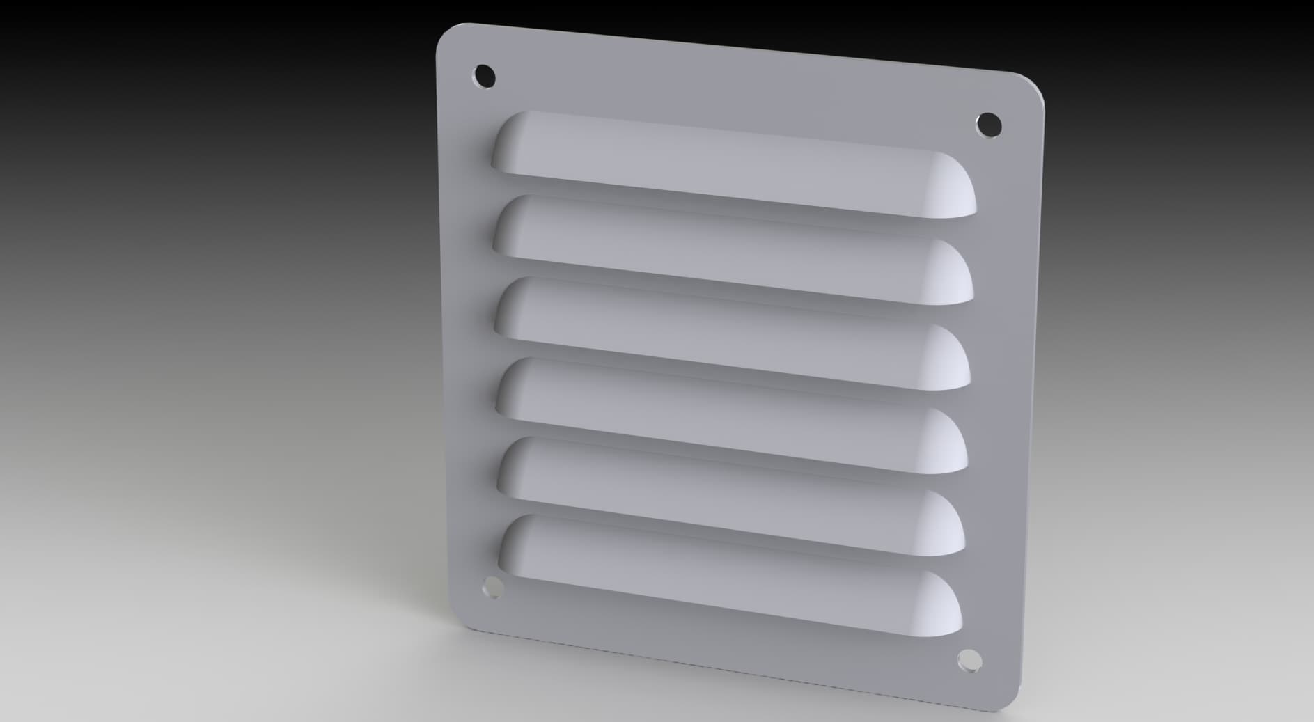 Saginaw Control SCE-AVK34 Kit, Louver, Height:4.75", Width:4.50", Depth:0.43",  SCE-AVK34 on Powermatic Associates