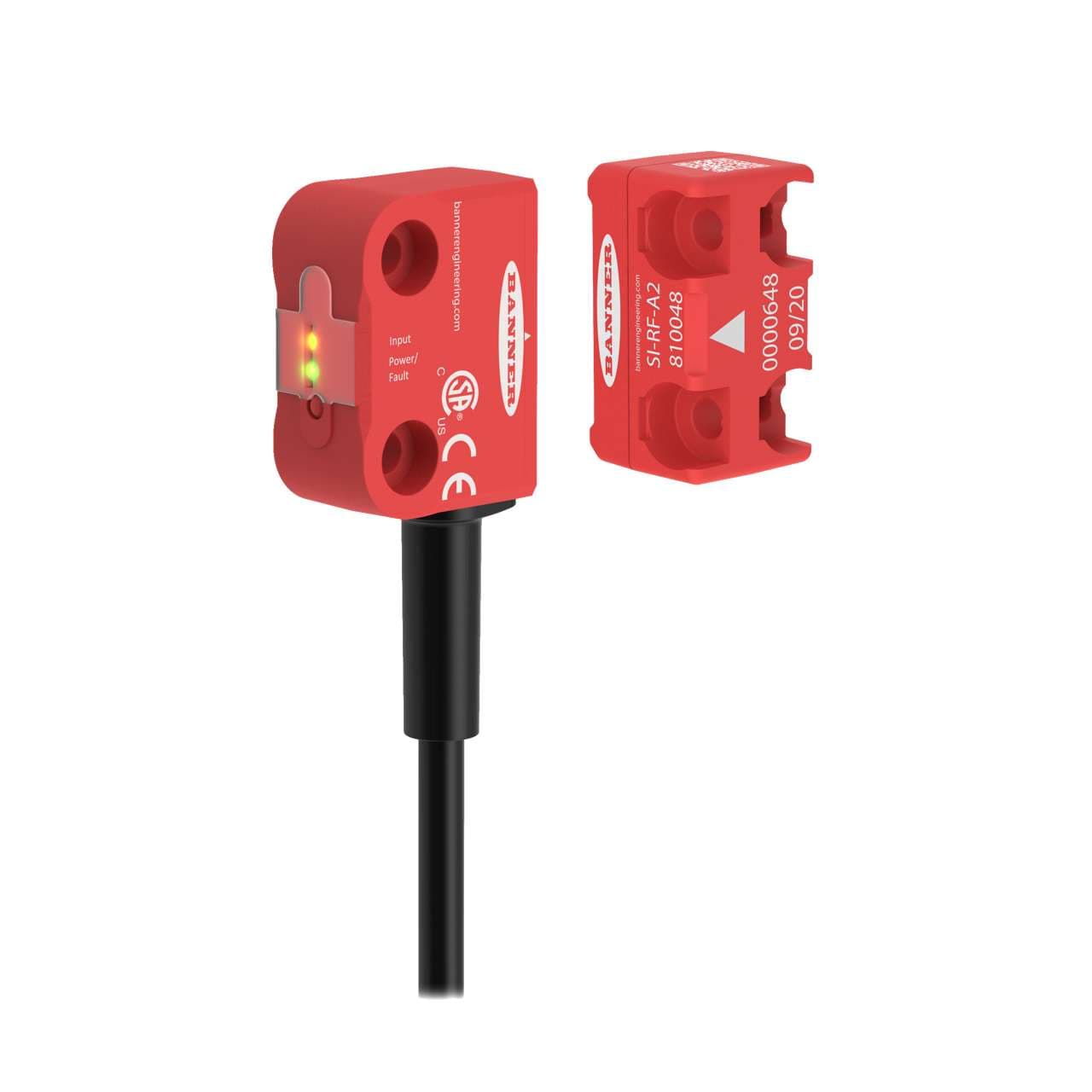 Banner SI-RF-A2 SI-RF Safety Switch: Small Profile Actuator; Dimensions: 18 mm x 18 mm x 36 mm SI-RF-A2 on Powermatic Associates