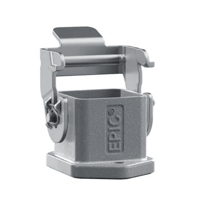 Lapp 10.4225 EPIC Connector, panel mount base, grey metal 10.4225 on Powermatic Associates