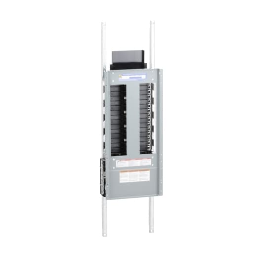Schneider Electric NF430L4 Square D by Schneider Electric NF430L4 is a panelboard designed for three-phase (3PH-4W) networks, featuring a panelboard interior with a rated current of 400A and a rated voltage of 480Y/277Vac. It accommodates 30 circuits within a 30-space configuration. The construction includes aluminium busbars and is compatible with cross-sections ranging from 1/0AWG to 750kcmil for both line and neutral aluminium lugs. NF430L4 on Powermatic Associates