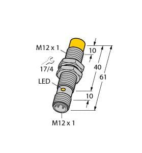 Turck NI8U-M12-AN6X2-H1141 NI8U-M12-AN6X2-H1141 Turck - NI8U-M12-AN6X2-H1141 Inductive Sensor NI8U-M12-AN6X2-H1141 on Powermatic Associates