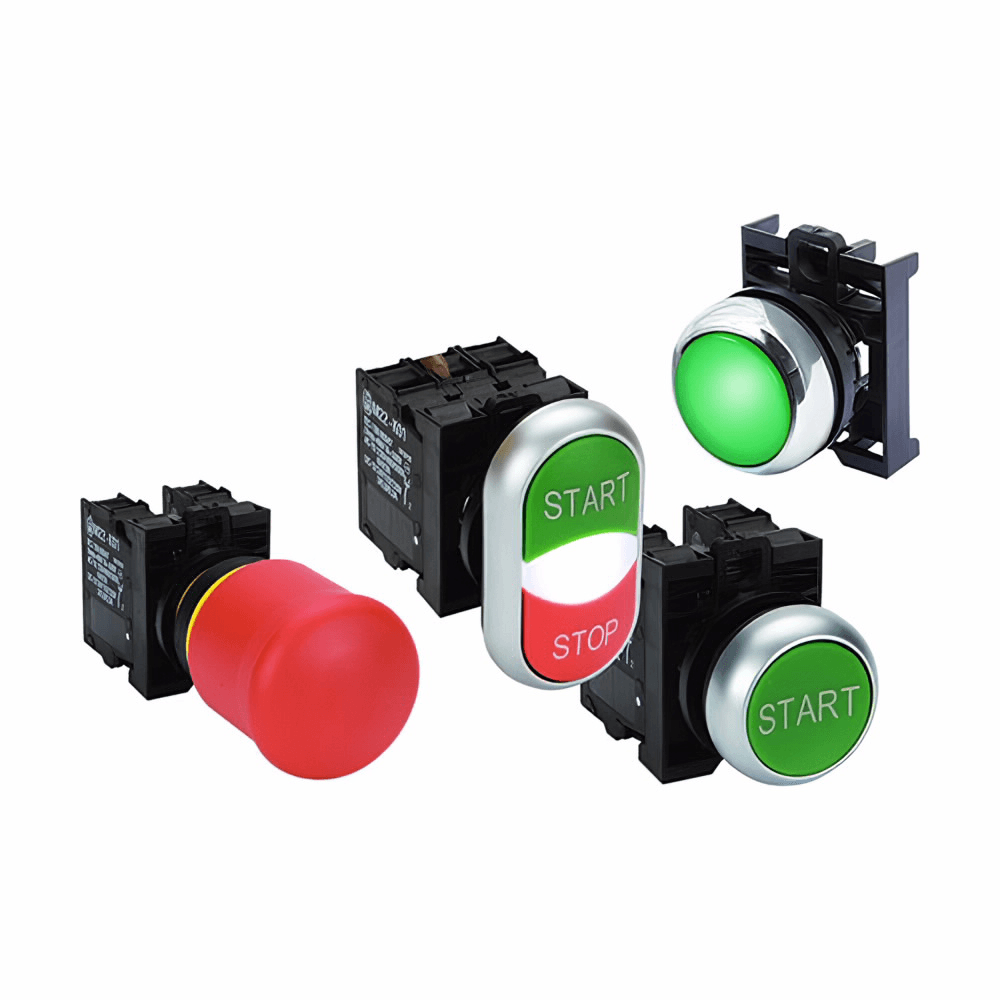 Eaton M30C-FWS3-MS5 M30C-FWS3-MS5 Eaton - Eaton M30 pushbutton operatorr, M30 Pushbutton Operator ,Key-oper. 30mm flat Three position. Tast with MS5, Pilot Devices, Quantity 1, M22 contact blocks and Indicating Lights M30C-FWS3-MS5 on Powermatic Associates