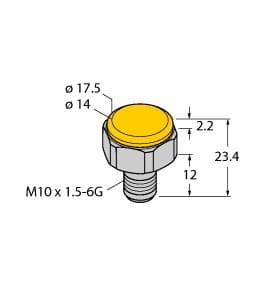 Turck TW-BD10X1.5-19-B128 TW-BD10X1.5-19-B128 Turck - TW-BD10X1.5-19-B128 HF Tag TW-BD10X1.5-19-B128 on Powermatic Associates