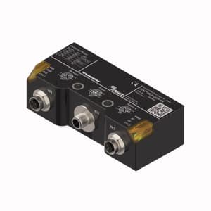Turck TNSLR-Q130-EN HF Read/Write Head, Integrated-Interface Multiprotocol Ethernet, Operating voltage 18…30 VDC, Non-flush, Commissioning support through graphical display of the RSSI value and the detuning caused by metal in TAS (Turck Automation Suite, available free of charge at www.turck.com), PROFINET device, EtherNet/IP device or Modbus TCP slave, PROFINET S2 system redundancy, Integrated Ethernet switch, Supports 10 Mbps/100 Mbps, Glass-fiber-reinforced housing, Shock and vibration tested, Fully encapsulate TNSLR-Q130-EN on Powermatic Associates