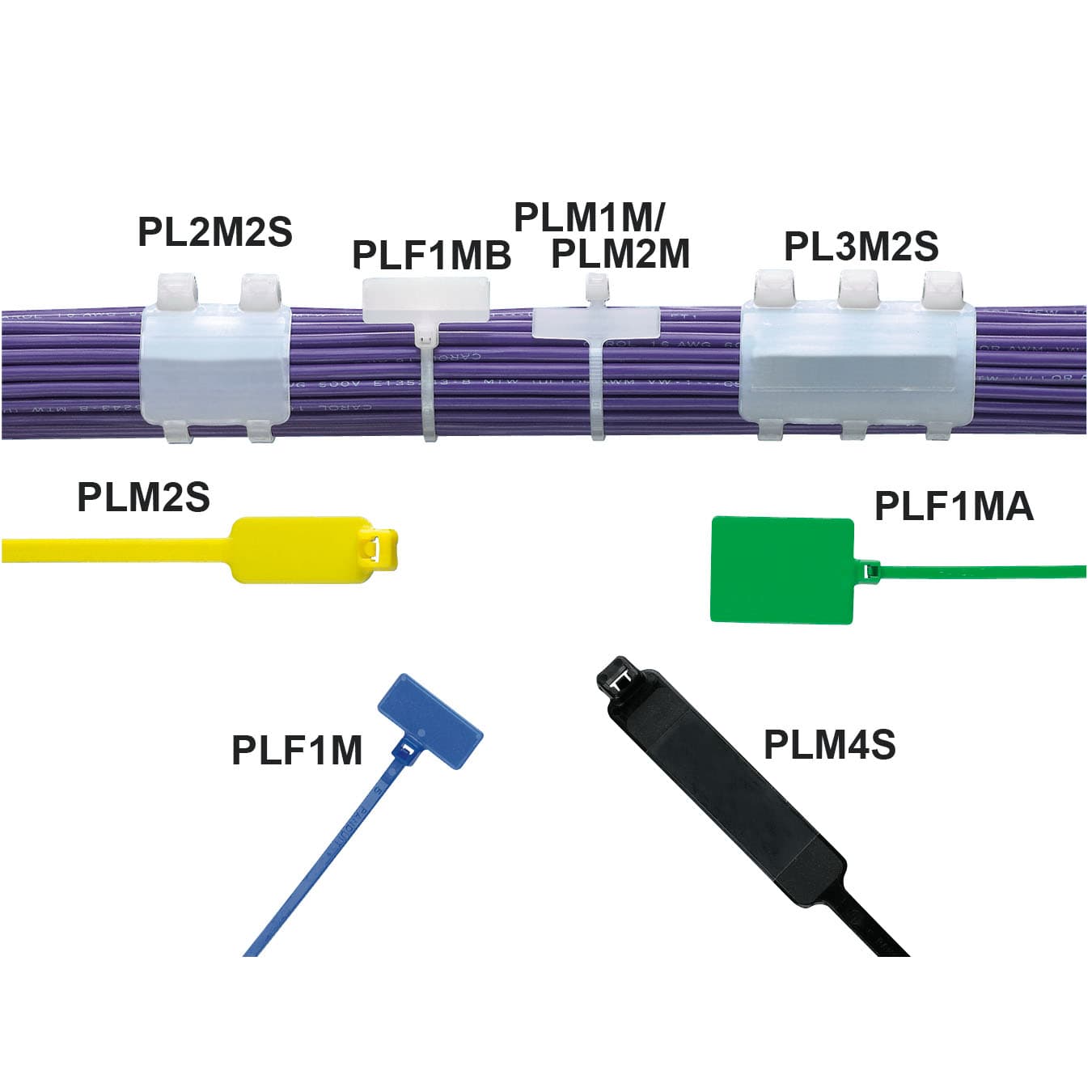 Panduit PL3M2S-D0 Pan-Ty® Cable Tie PL3M2S-D0 on Powermatic Associates