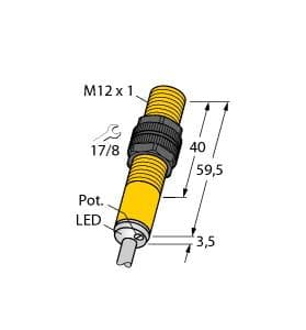 Turck BC3-S12-AN6X BC3-S12-AN6X Turck - BC3-S12-AN6X Capacitive Sensor BC3-S12-AN6X on Powermatic Associates
