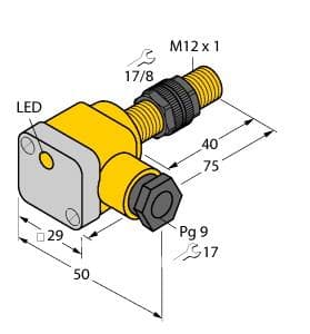 Turck BI3U-P12SK-AP6X BI3U-P12SK-AP6X Turck - BI3U-P12SK-AP6X Inductive Sensor BI3U-P12SK-AP6X on Powermatic Associates