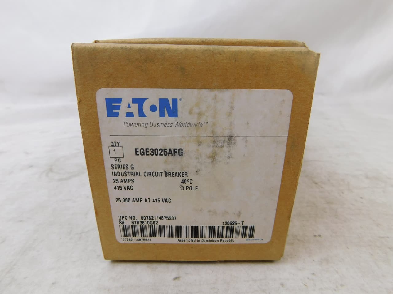 EGE3025AFG on Powermatic Associates