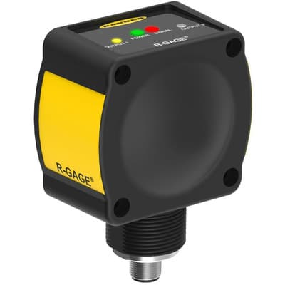 Banner QT50R-UK-RHQ Collision-avoidance retro-reflective radar sensor with time-of-flight system - Banner Engineering (R-GAGE series - QT50R-RH) - Part #54277 - Sensing range 0...12m - 1 x digital output (PNP/NPN transistor) (NO (Normally Open)/NC (Normally Closed) function) QT50R-UK-RHQ on Powermatic Associates