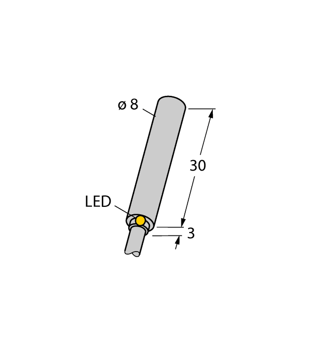 Turck BI1.5-H08K-AN6X-0.2-PSG3M BI1.5-H08K-AN6X-0.2-PSG3M Turck - BI1.5-H08K-AN6X-0.2-PSG3M Inductive Sensor BI1.5-H08K-AN6X-0.2-PSG3M on Powermatic Associates