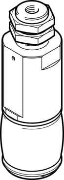 Festo 1320779 bellows gripper DHEB-14-E-D-S-P Size: 14, Stroke of the bellows: 7 mm, Min. diameter to be gripped: 15 mm, Max. diameter to be gripped: 19,5 mm, Assembly position: Any 1320779 on Powermatic Associates