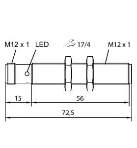 Turck RU40U-M12-LI8X2-H1141 RU40U-M12-LI8X2-H1141 Turck - RU40U-M12-LI8X2-H1141 Ultrasonic Sensor, Diffuse Mode Sensor RU40U-M12-LI8X2-H1141 on Powermatic Associates