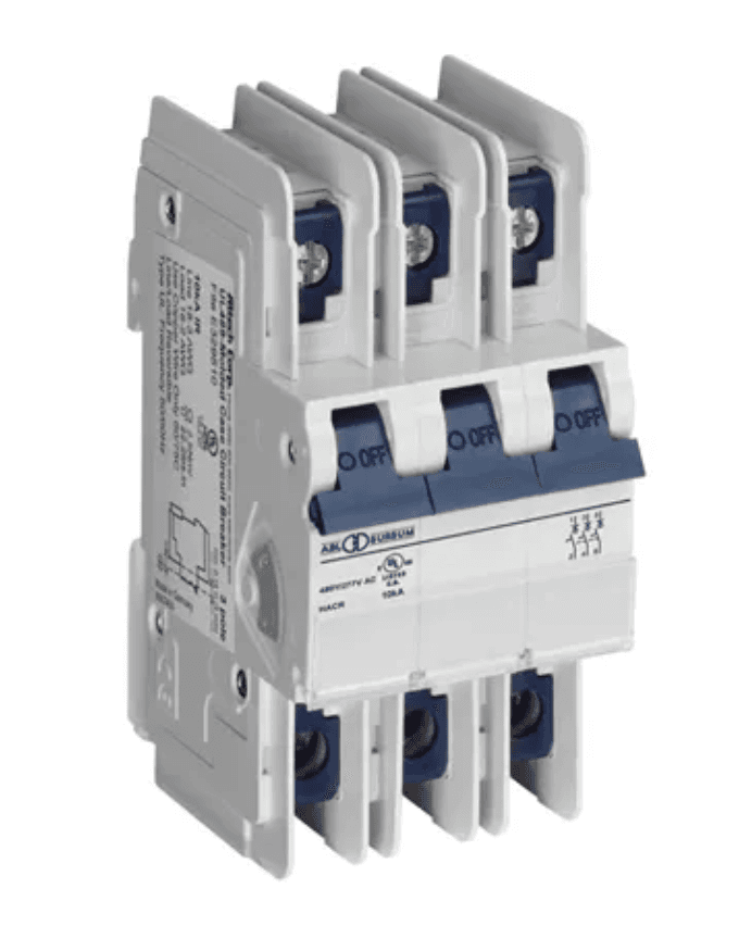 Altech Corp. 3D20UL Circuit Breaker 20A, 3 Pole, 480Y/277V AC, UL489 3D20UL on Powermatic Associates