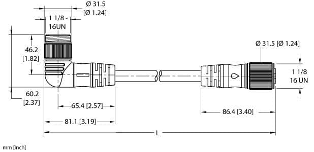 Turck WSMC RKMC 42-2M/S4000 WSMC RKMC 42-2M/S4000 Turck - WSMC RKMC 42-2M/S4000 Power Cable, Extension Cable WSMC RKMC 42-2M/S4000 on Powermatic Associates