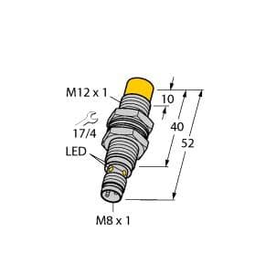Turck NI10U-M12-AP6X-V1131 NI10U-M12-AP6X-V1131 Turck - NI10U-M12-AP6X-V1131 Inductive Sensor, With Extended Switching Distance NI10U-M12-AP6X-V1131 on Powermatic Associates