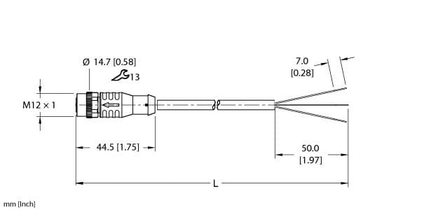 Turck EKRP-A4.300-GC2K-10 EKRP-A4.300-GC2K-10 Turck - EKRP-A4.300-GC2K-10 Actuator and Sensor Cordset, Connection Cable EKRP-A4.300-GC2K-10 on Powermatic Associates