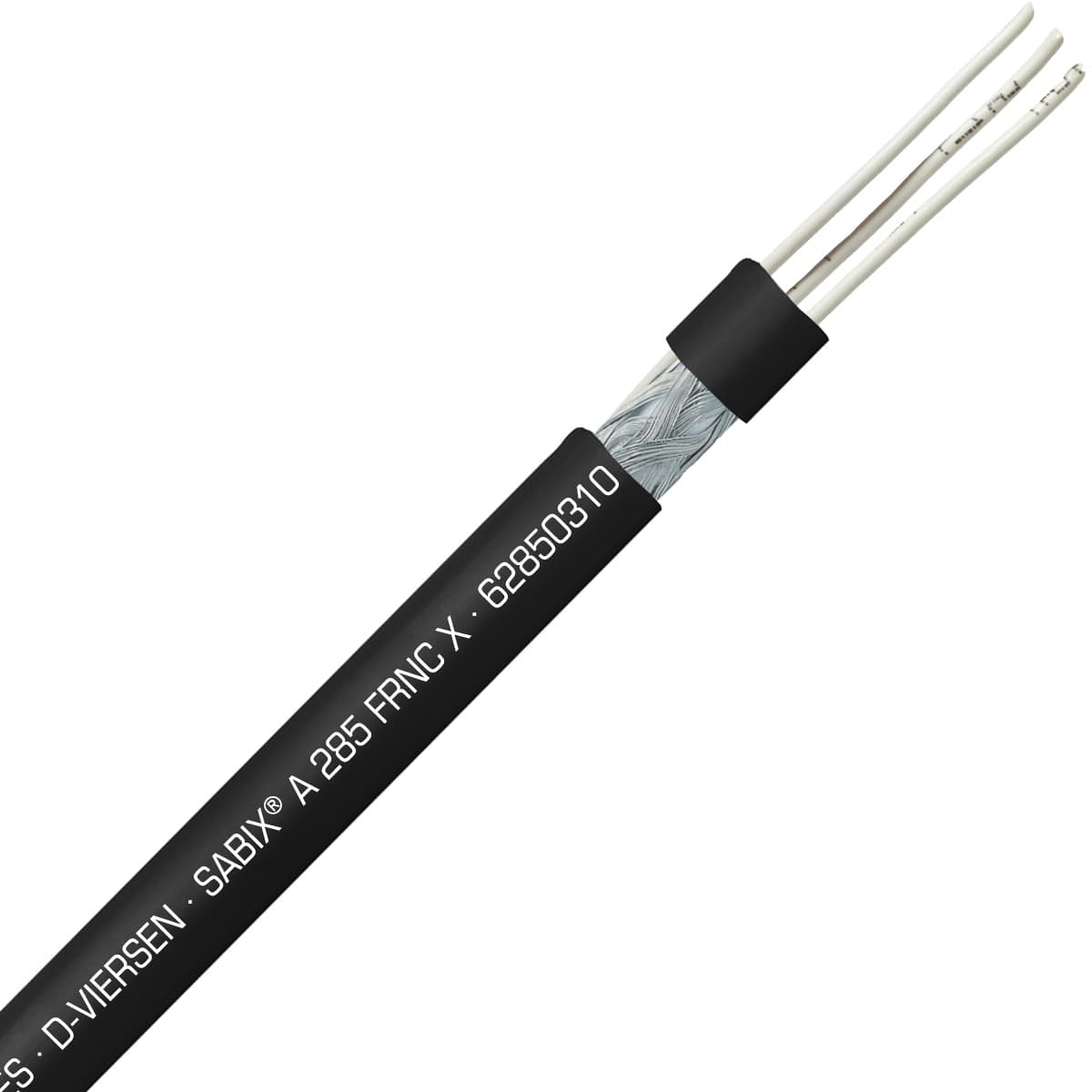 SAB 62850310 SABIX A 285 FRNC X - 18 AWG/3c, shielded halogen-free flame retardant control cable, CE, RoHS 62850310 on Powermatic Associates