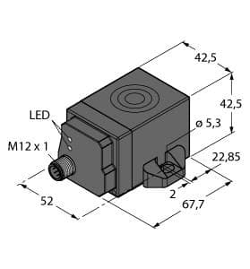 Turck TNSLR-Q42TWD-H1147/C53 TNSLR-Q42TWD-H1147/C53 Turck - TNSLR-Q42TWD-H1147/C53 HF Read/Write Head, For Bus Line Topology with TBEN-* TNSLR-Q42TWD-H1147/C53 on Powermatic Associates