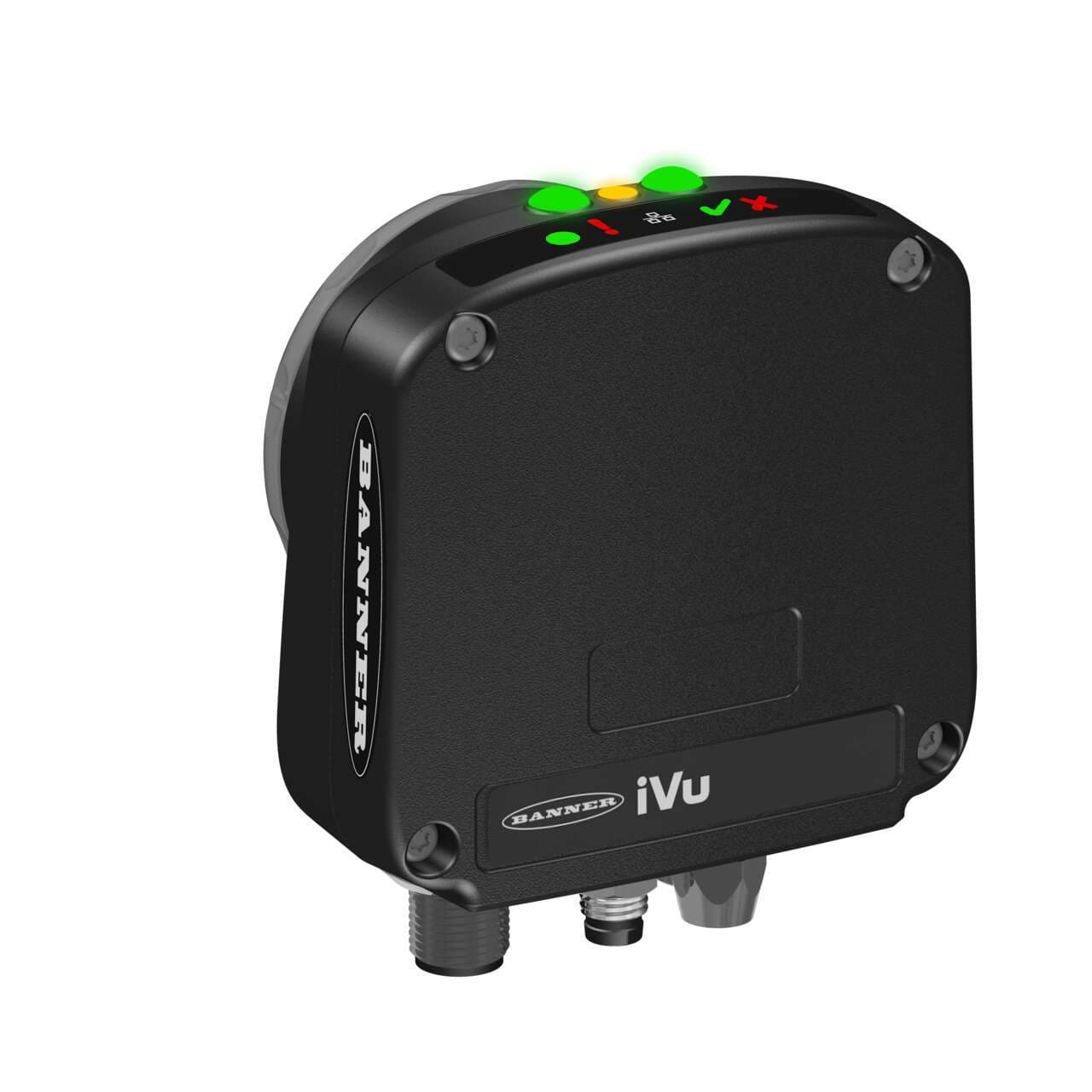 Banner IVU2PRCW12 Banner IVU2PRCW12 - iVu Color Vision Sensor with Remote Screen; White Ring Light and 12 mm Lens; Requires Power Cordset and Bracket; Ethernet and USB Cordset Optional IVU2PRCW12 on Powermatic Associates