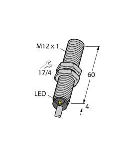 Turck BI4-G12-ADZ32X BI4-G12-ADZ32X Turck - BI4-G12-ADZ32X Inductive Sensor BI4-G12-ADZ32X on Powermatic Associates