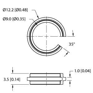 Turck MARKING-RING-DIA=9MM,YELLOW-(100PACK) MARKING-RING-DIA=9MM,YELLOW-(100PACK) Turck - MARKING-RING-DIA=9MM,YELLOW-(100PACK) Cordset Accessory, Marking rings MARKING-RING-DIA=9MM,YELLOW-(100PACK) on Powermatic Associates
