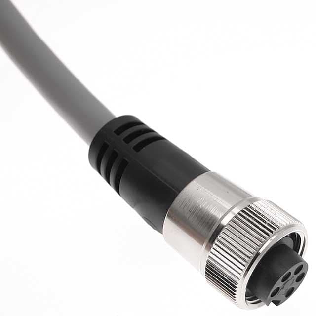 Mencom MINDT-5FP-1M DeviceNet Trunk, 7/8UN2, Cordset, Shielded Cable, Not shielded to coupling nut, 5 Pole, Female Straight, 1M, 8A, Gray, PVC MINDT-5FP-1M on Powermatic Associates