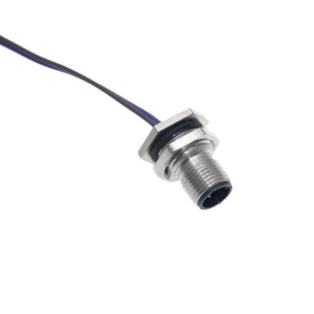 Mencom MDC-5MR-BM-0.5M MDC, Receptacle, 5 Pole, Male Straight, 0.5M, 22awg, 4A, PG9, Back Mount, Nickel Plated Brass MDC-5MR-BM-0.5M on Powermatic Associates