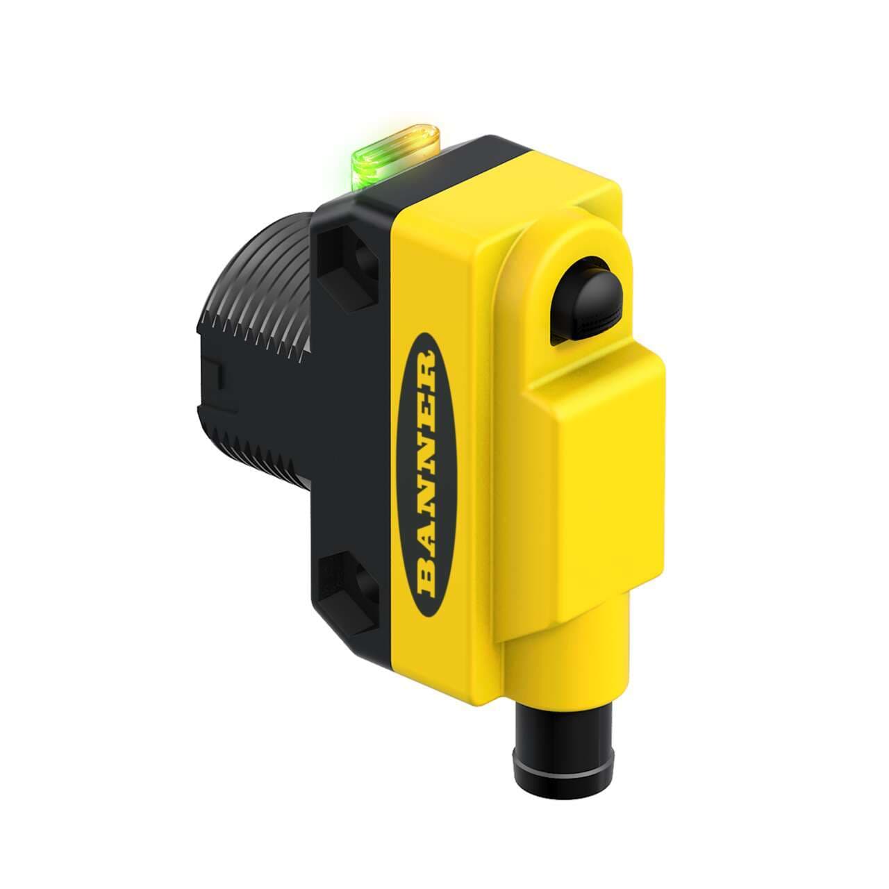 Banner QS18UPAQ7 WORLD-BEAM QS18U: Ultrasonic TEACH mode; Range: 50-500 mm; Input: 12-30 V dc; Output: PNP; 4-pin M8 Integral QD QS18UPAQ7 on Powermatic Associates