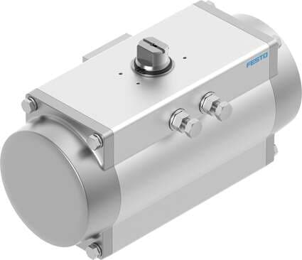Festo 8048142 semi-rotary drive DFPD-480-RP-90-RS60-F1012 single-acting, rack and pinion design, connection pattern to NAMUR VDI/VDE 3845 for mounting solenoid valves, position sensors and positioners, standard connection to fitting ISO 5211. Size of actuator: 480, Fla 8048142 on Powermatic Associates