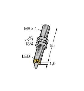Turck BI2-G08-AP6X 7M BI2-G08-AP6X 7M Turck - BI2-G08-AP6X 7M Inductive Sensor BI2-G08-AP6X 7M on Powermatic Associates