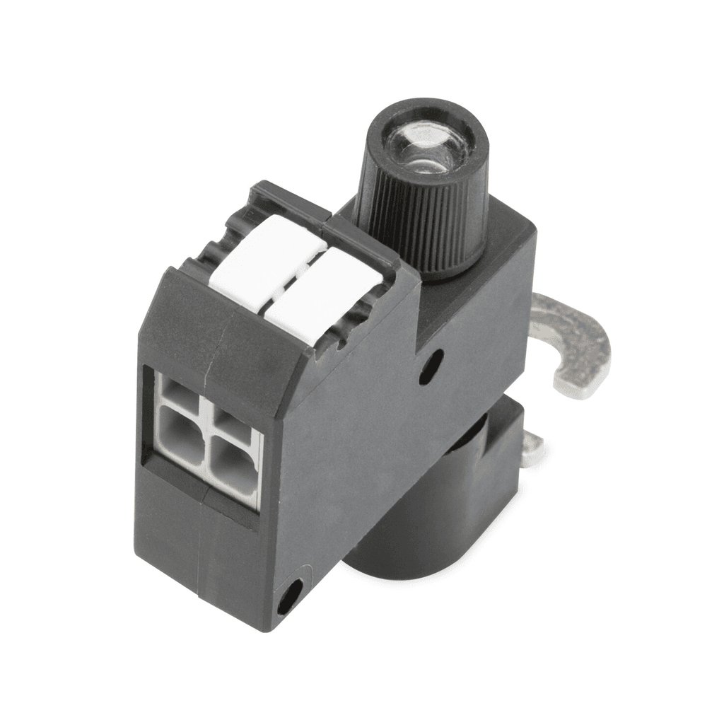 WAGO 855-8008 855-8008 WAGO - Power tap; for busbar; with fuse; Mounting screw M8 855-8008 on Powermatic Associates