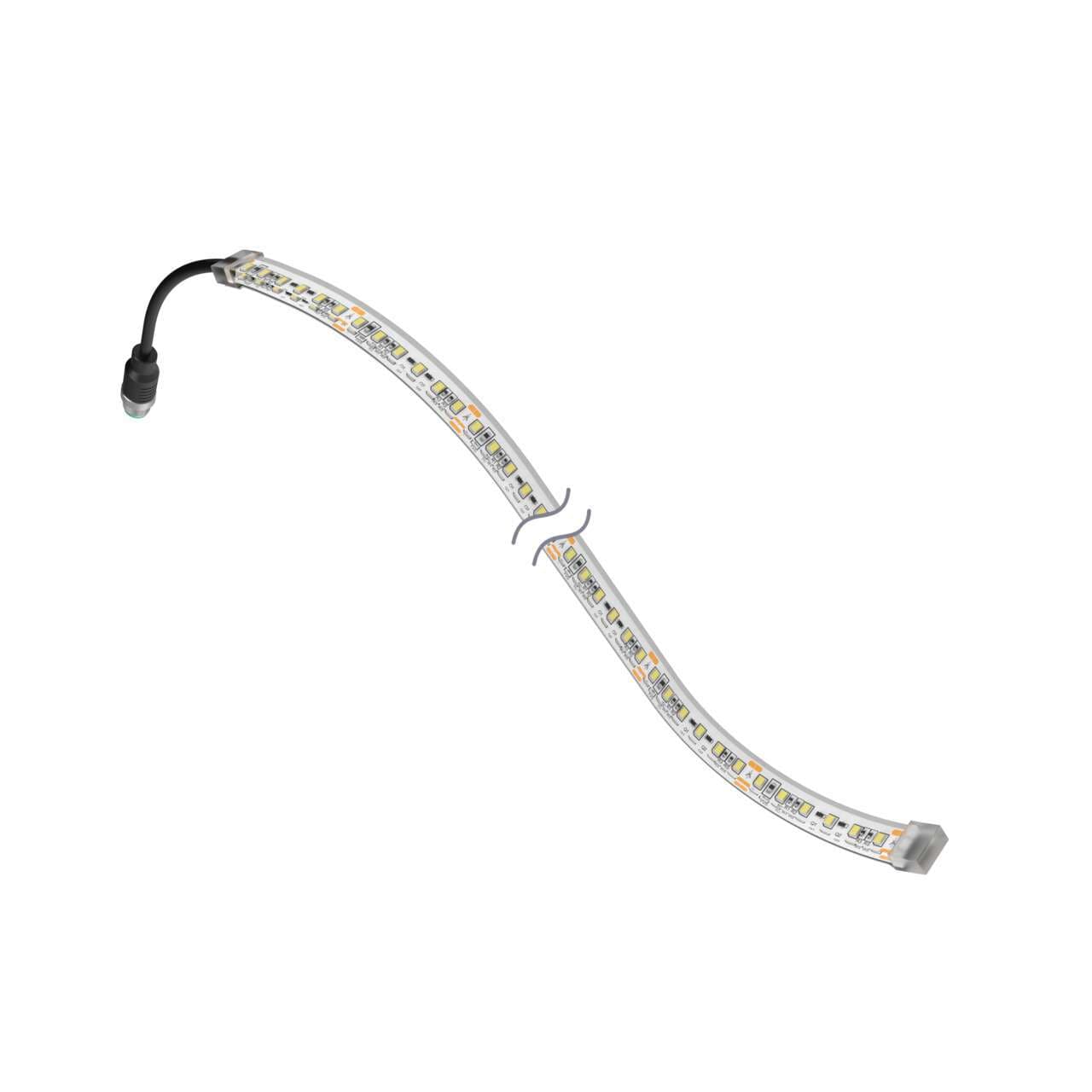 Banner WLF12XW4000S24QP Banner WLF12XW4000S24QP - WLF12 Flexible Strip: 4000 mm; 24 V dc; IP66, IP67, IP69K; Daylight White; Clear; Non-Cascadable; 150 mm (6 in) 4-pin M12 PVC Pigtail QD WLF12XW4000S24QP on Powermatic Associates