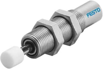 Festo 540060 shock absorber YSR-4-4-C For HGDS swivel gripper unit Size: 4, Stroke: 4 mm, Cushioning: self-adjusting, Assembly position: Any, Position detection: No 540060 on Powermatic Associates