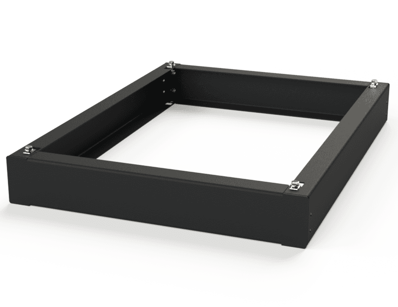 Saginaw Control SCE-P2432WS Base, Work Station Plinth (Bolt Together), Height:4.00", Width:32.25", Depth:24.25", Black textured powder coated SCE-P2432WS on Powermatic Associates