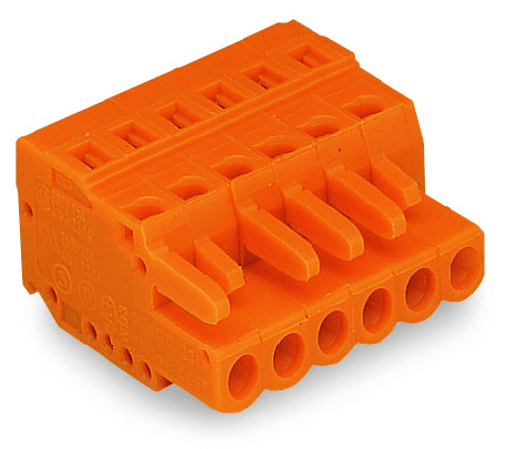 WAGO 231-309/026-000 231-309/026-000 WAGO - 1-conductor female connector; CAGE CLAMP®; 2.5 mm²; Pin spacing 5.08 mm; 9-pole; 2,50 mm²; orange 231-309/026-000 on Powermatic Associates
