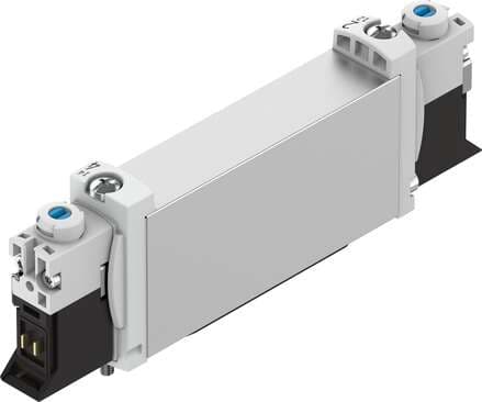 Festo 574378 solenoid valve VUVG-B14-T32H-MZT-F-1P3 Valve function: 2x3/2 open/closed, monostable, Type of actuation: electrical, Valve size: 14 mm, Standard nominal flow rate: 410 - 450 l/min, Operating pressure: -0,9 - 10 bar 574378 on Powermatic Associates