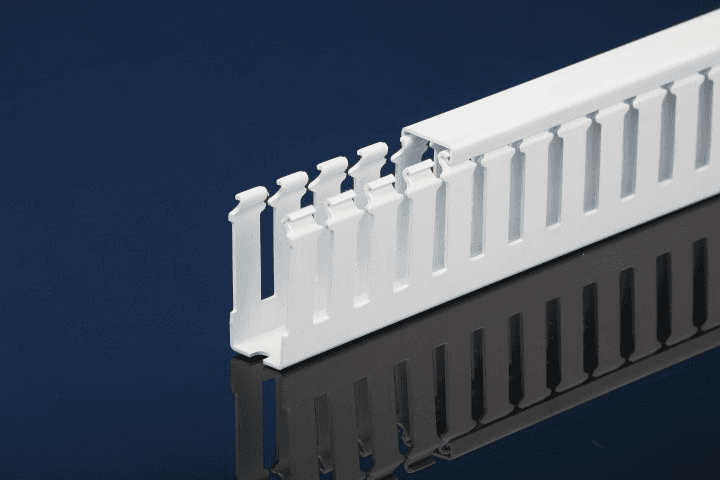 IBOCO T1-1540WA Wiring Duct 1 1/2 x 4 - White - With Adhesive T1-1540WA on Powermatic Associates