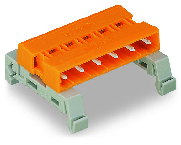 WAGO 232-588/007-000 232-588/007-000 WAGO - Double pin header; DIN-35 rail mounting; 8-pole; Pin spacing 7.62 mm; orange 232-588/007-000 on Powermatic Associates
