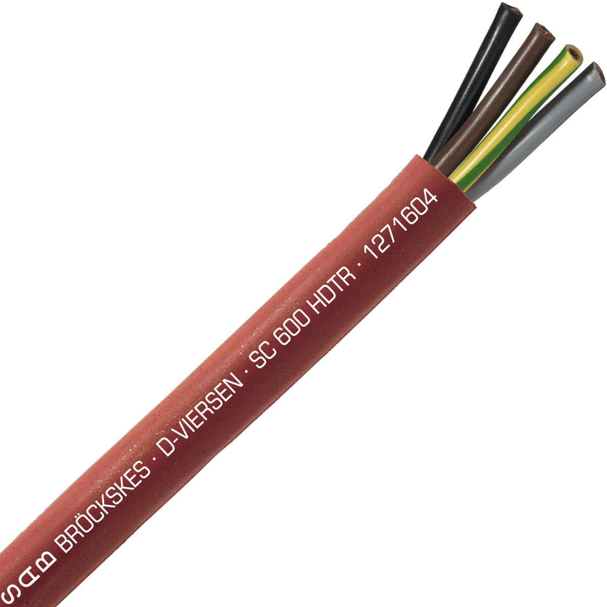 SAB 1271604 SC 600 HDTR - 16 AWG/4c, tear resistant high temperature silicone cable, UL, CSA, CE, RoHS 1271604 on Powermatic Associates