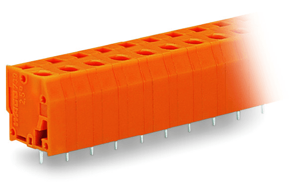 WAGO 739-239 739-239 WAGO - PCB terminal block; 2.5 mm²; Pin spacing 7.62 mm; 9-pole; CAGE CLAMP®; 2,50 mm²; orange 739-239 on Powermatic Associates