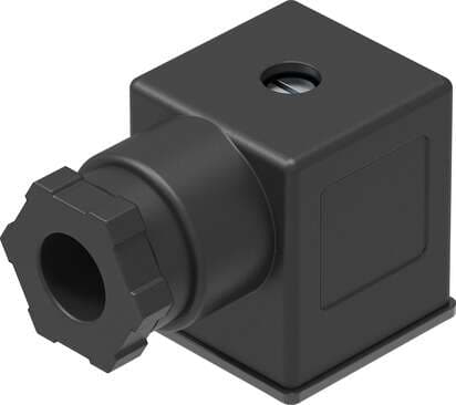 Festo 550067 plug socket MSSD-N For MD-2/2-... and MH-2/2-... solenoid coils Based on the standard: EN 175301-803, Cable outlet: Angled, Product weight: 30 g, Electrical connection 1, design: Angular, Electrical connection 1, connection type: Plug socket 550067 on Powermatic Associates