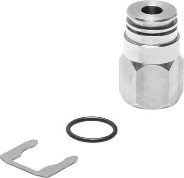 Festo 8036900 Fluid connector set SASA-FW-A-32-TN34 Corrosion resistance classification CRC: 3 - High corrosion stress, Materials note: Conforms to RoHS, Material information: (* EPDM, * High alloy steel, non-corrosive) 8036900 on Powermatic Associates