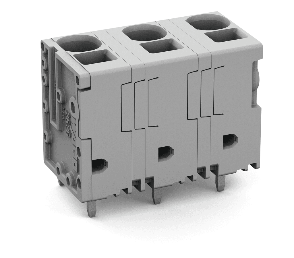 WAGO 2626-3358 2626-3358 WAGO - PCB terminal block; Pin spacing 12.5 mm; double pinning; 8-pole; Push-in CAGE CLAMP®; gray 2626-3358 on Powermatic Associates