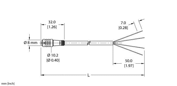 Turck PKG 4Z-0.2 PKG 4Z-0.2 Turck - PKG 4Z-0.2 Actuator and Sensor Cordset, Connection Cable PKG 4Z-0.2 on Powermatic Associates