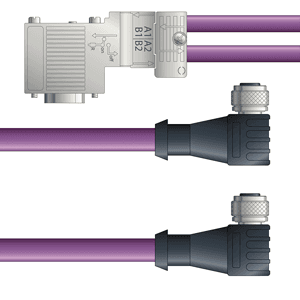 Lapp PB4110111F01 PB4110111F01 - LAPP UNITRONIC® PROFIBUS Cordsets 24 AWG / 1 pair Bus - Violet Polyurethane (PUR) - M12 Female 90 deg (2) / D-sub Node connectors - 1m PB4110111F01 on Powermatic Associates